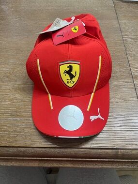 PUMA Scuderia Ferrari F1 Team Baseball Adjustable Cap Hat